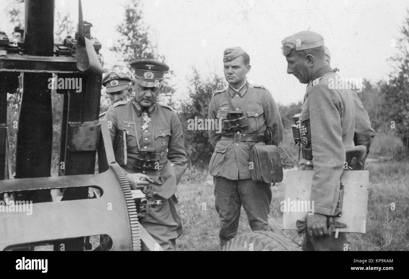 Deutsche Allgemeine Ritterkreuz Inhaber Deutschen Kreuz Inhaber Wehrmacht Luftwaffe der Waffen-SS Stockfoto