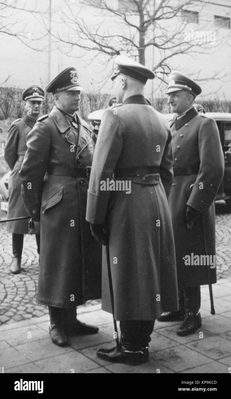 Deutsche Allgemeine Ritterkreuz Inhaber Deutschen Kreuz Inhaber Wehrmacht Luftwaffe der Waffen-SS Stockfoto