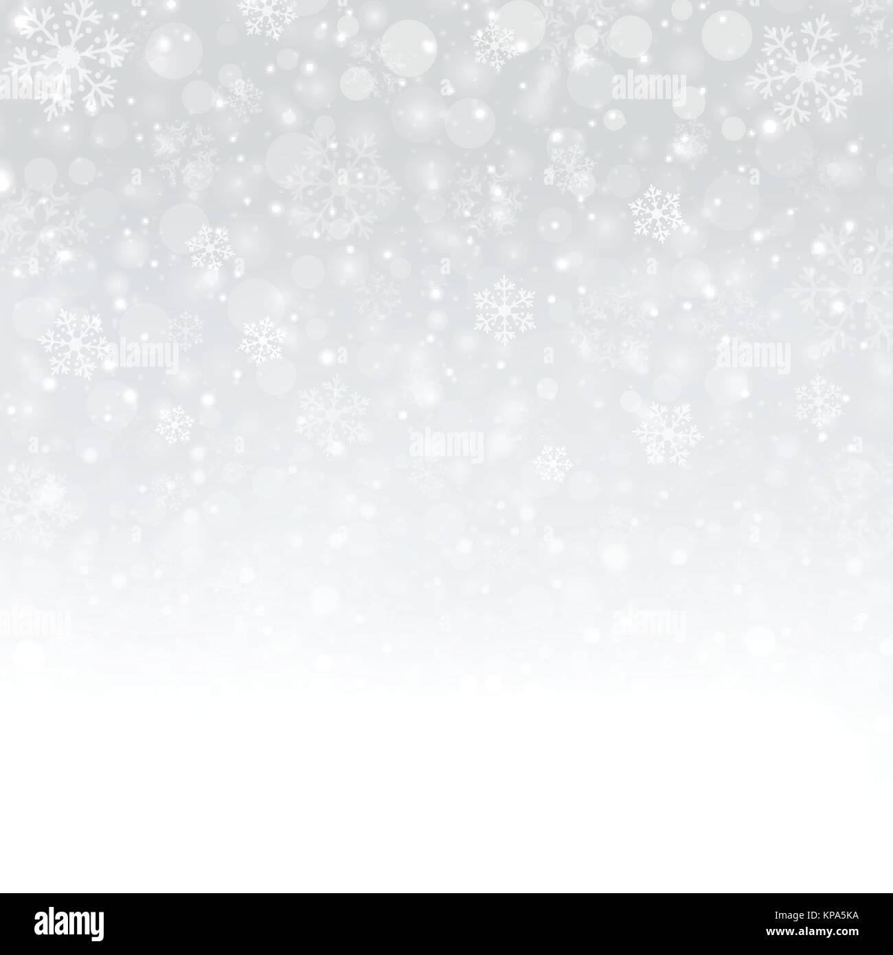 Schneeflocken im Winter Weihnachten Hintergrund, Illustration Vektor Stock Vektor