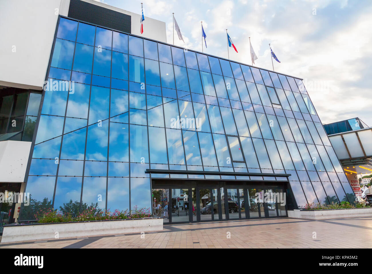 CANNES, Frankreich - 8. September 2015, Casino im Palast der Film in Cannes. Stockfoto