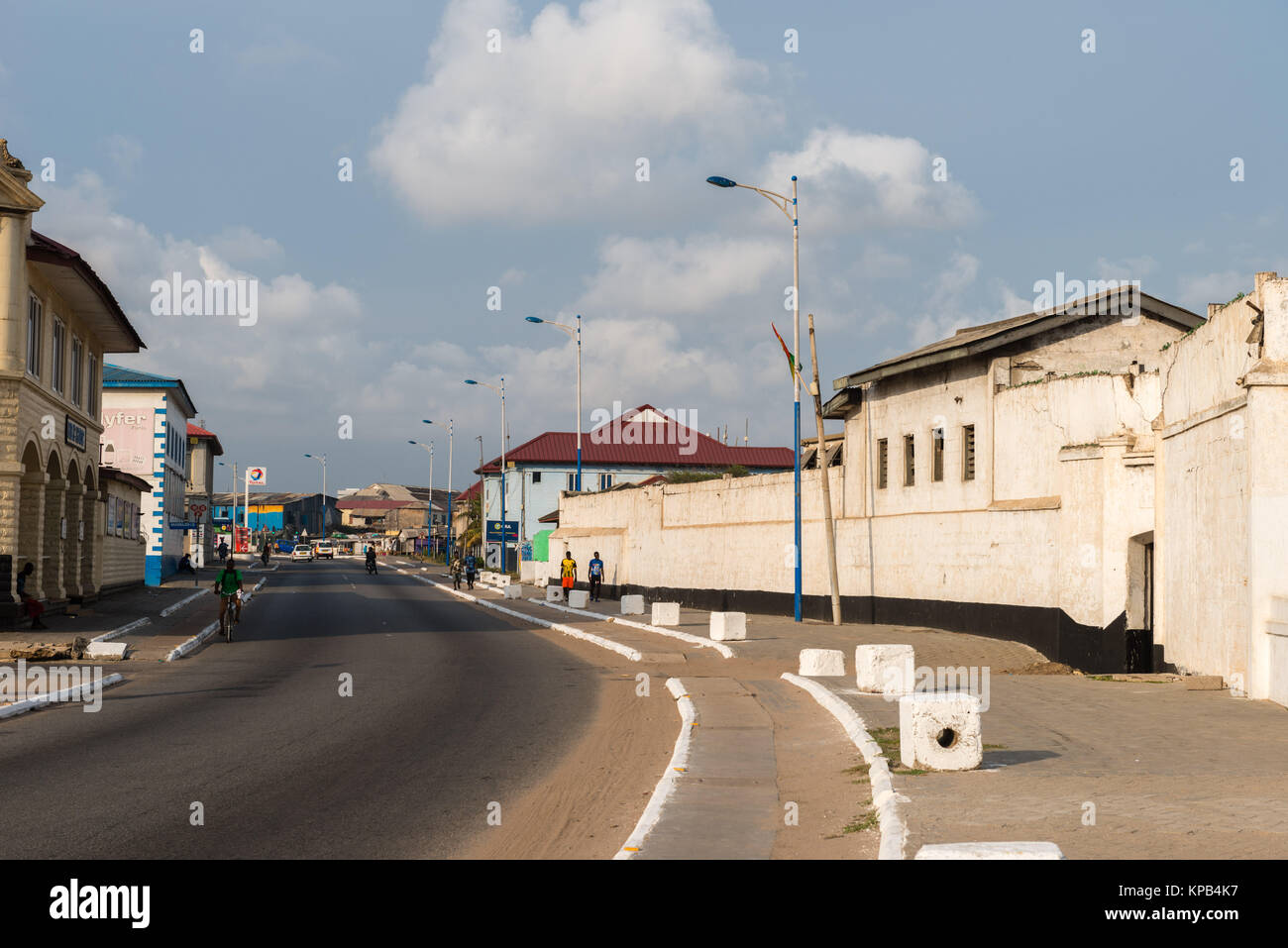 Fort Jamestown, UNESCO-Weltkulturerbe, Jamestown, Accra, Ghana Stockfoto