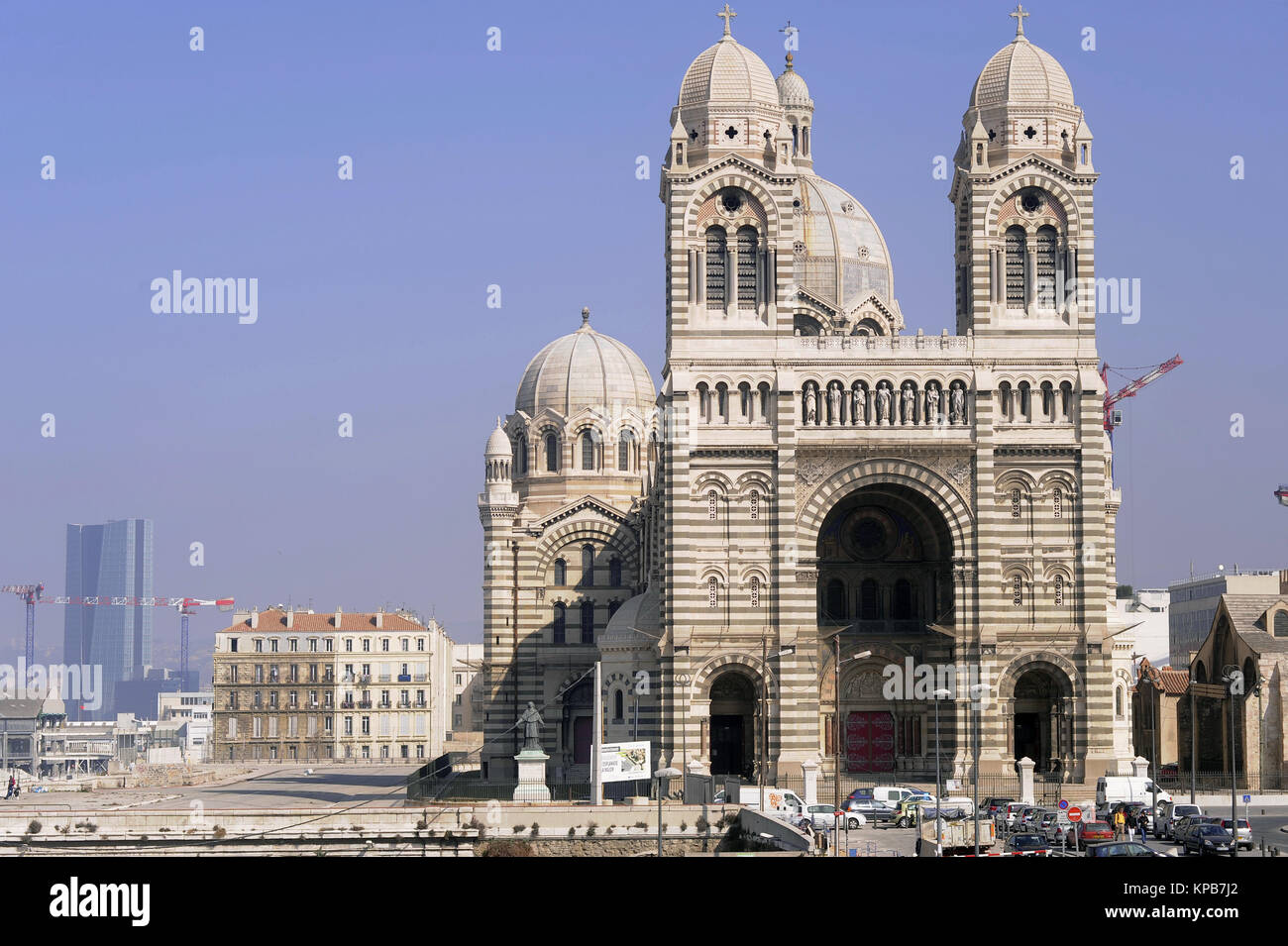 Marseille, die Kathedrale von St. Maria Maggiore Stockfoto