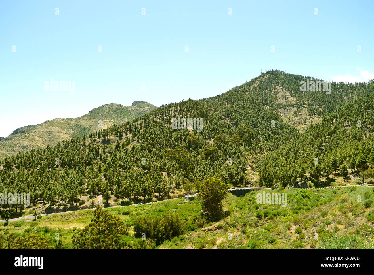 Landschaft von Santiago Del Teide auf Teneriffa Stockfoto