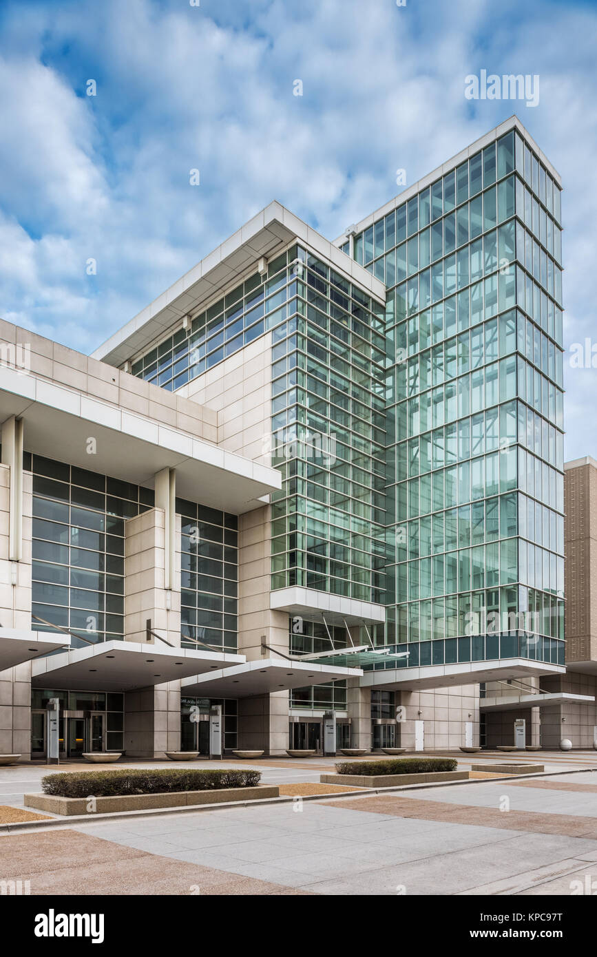 Äußere der Eingang West zum McCormick Place Convention Center Stockfoto