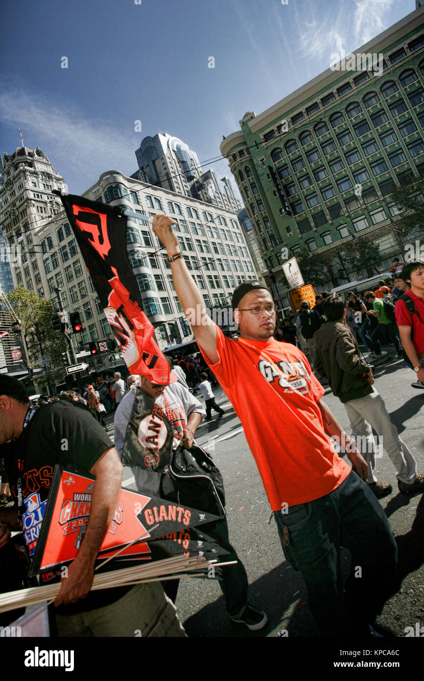 San Francisco Giants Welt Serie Victory Parade 2010 Stockfoto