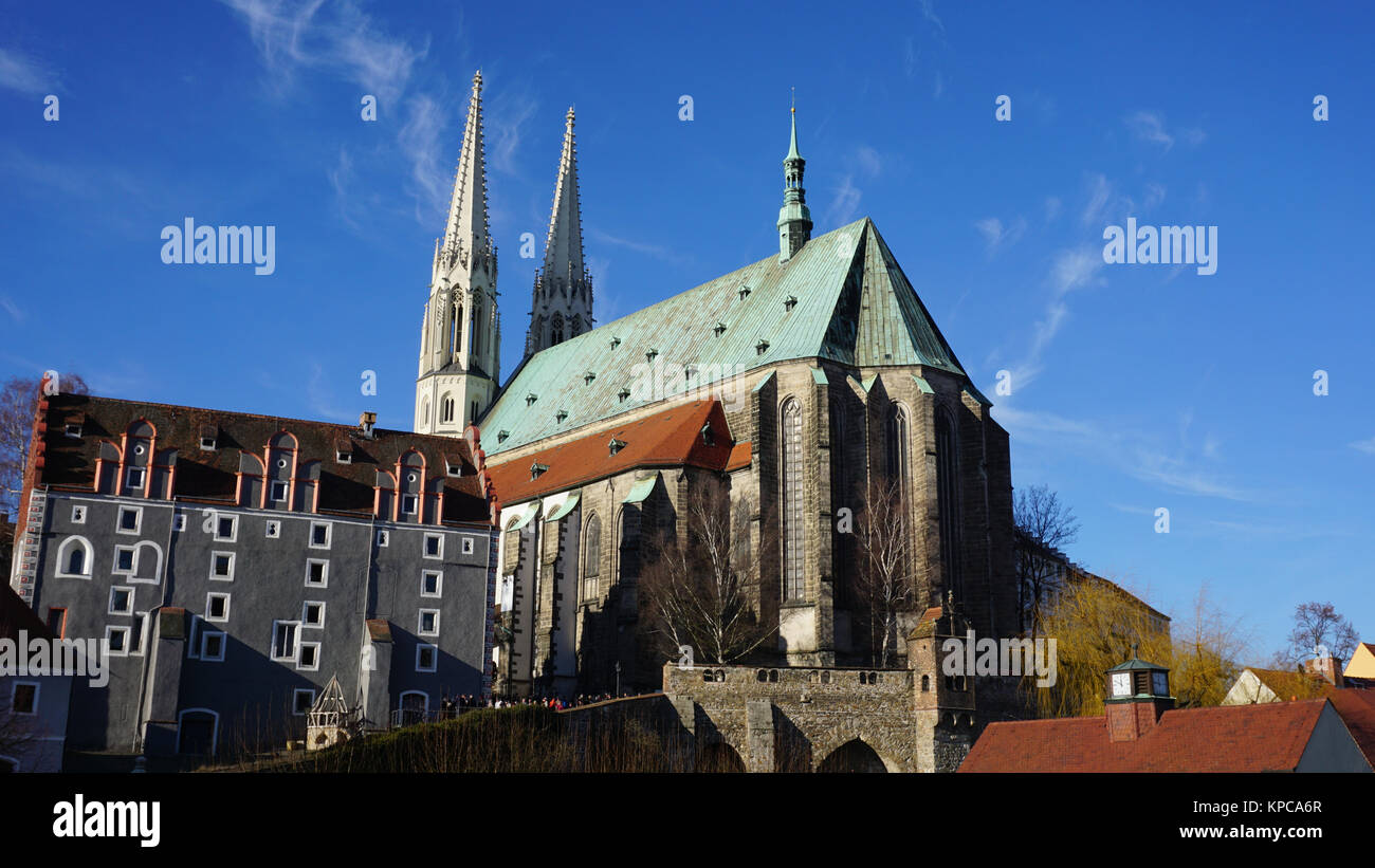 Kirche in Sachsen Stockfoto