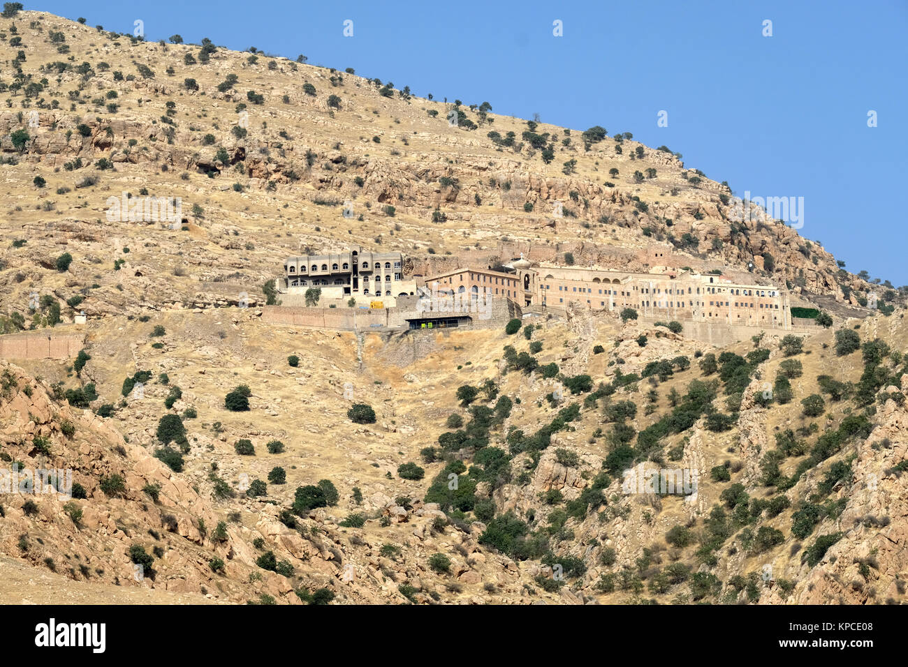 Syrisch-orthodoxen Kloster Mar Mattai, St. Matthew's Kloster, in der Nähe von Mossul, Kurdistan, Irak. Stockfoto