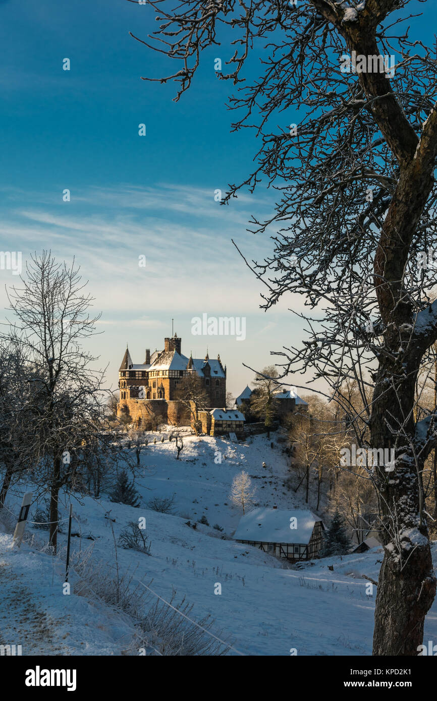 Das Schloss Berlepsch in Witzenhausen in Nordhessen Stockfoto