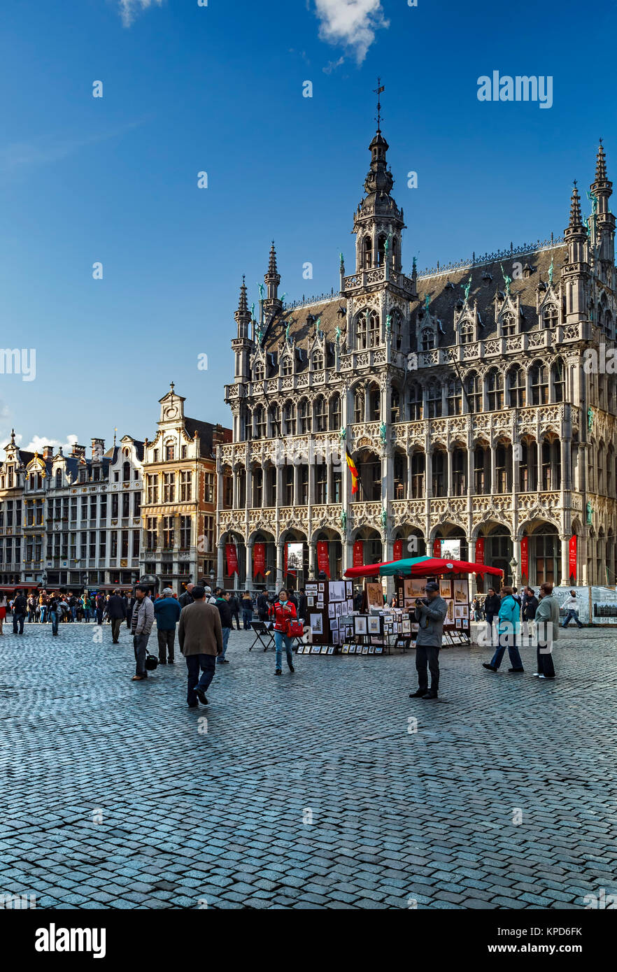 City Museum, alias Maison du Roi (King's House), Grand Place, Brüssel, Belgien Stockfoto