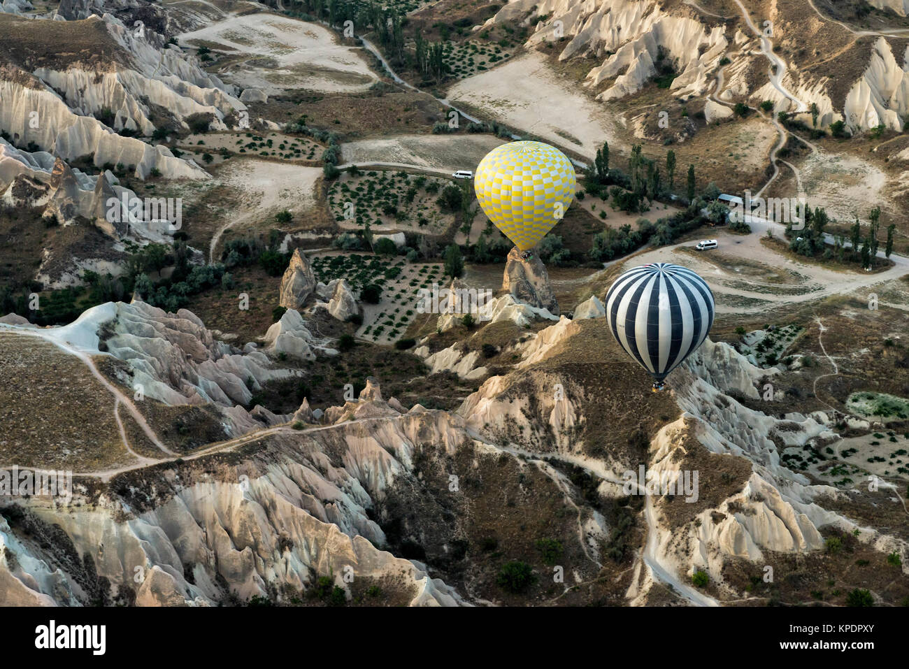 Heißluftballons in Kappadokien Stockfoto