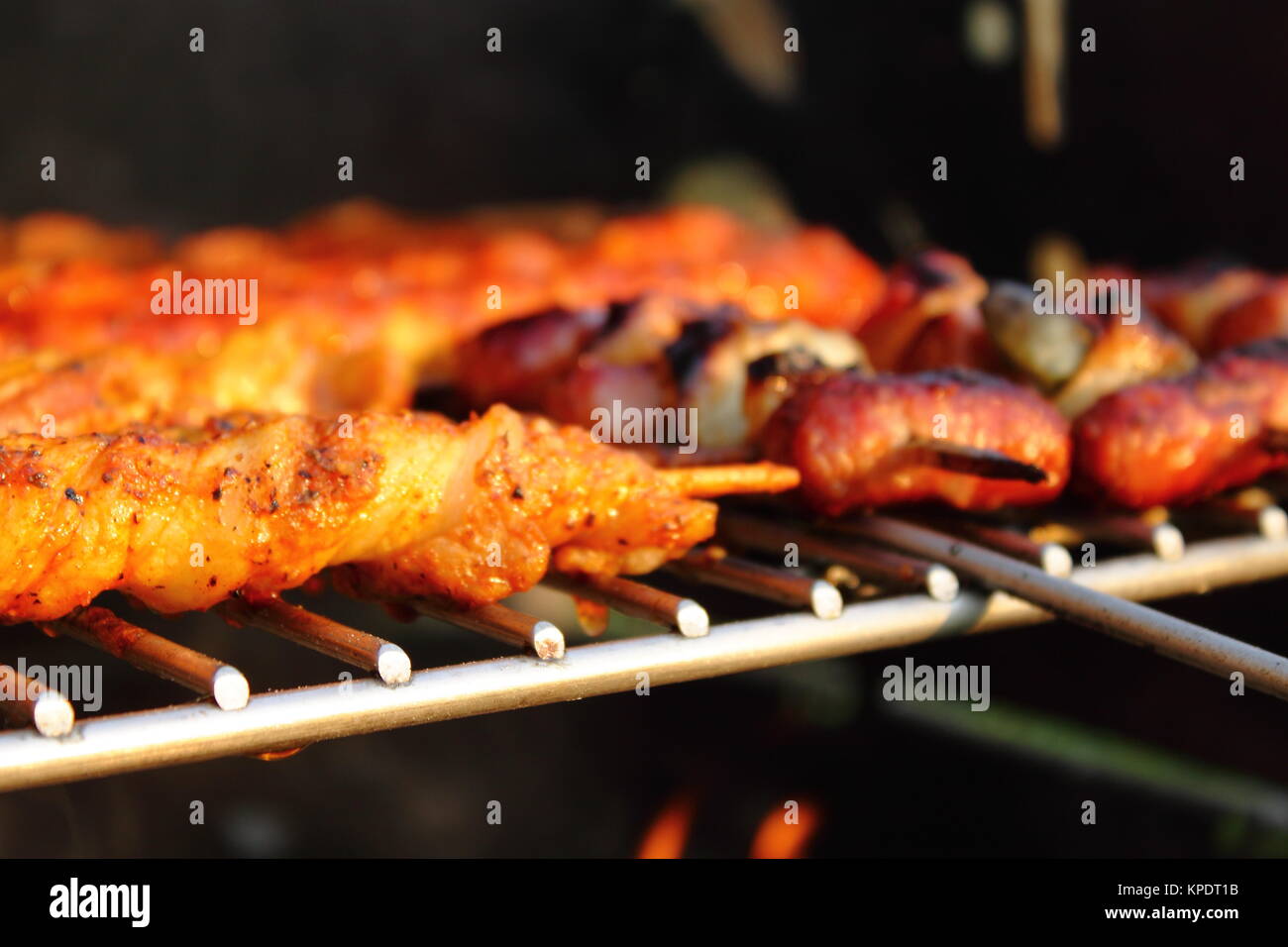 Grillen typisch deutsche Stockfoto