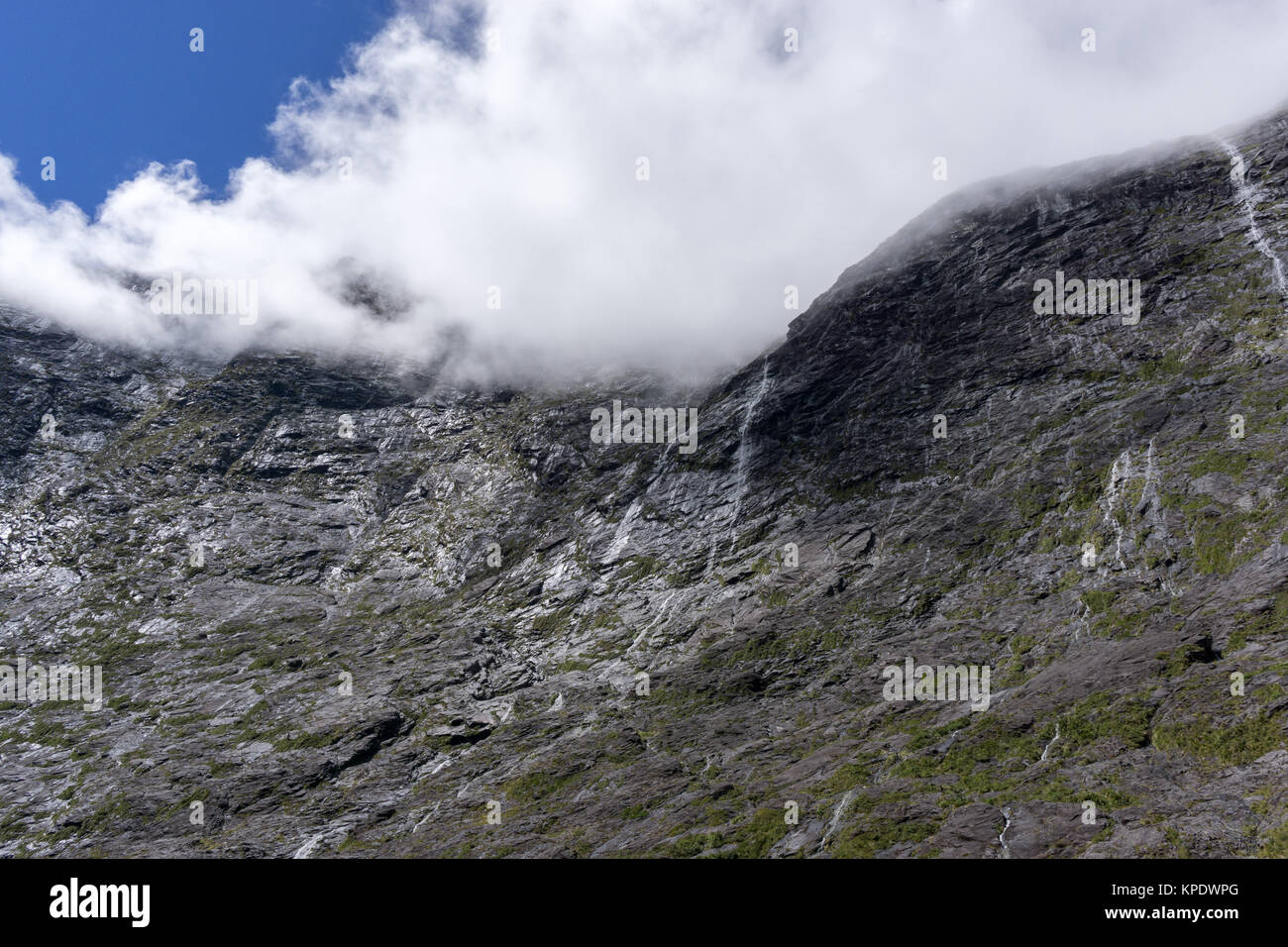 Cleddau Tal Ausblicke Wasserfall Stockfoto