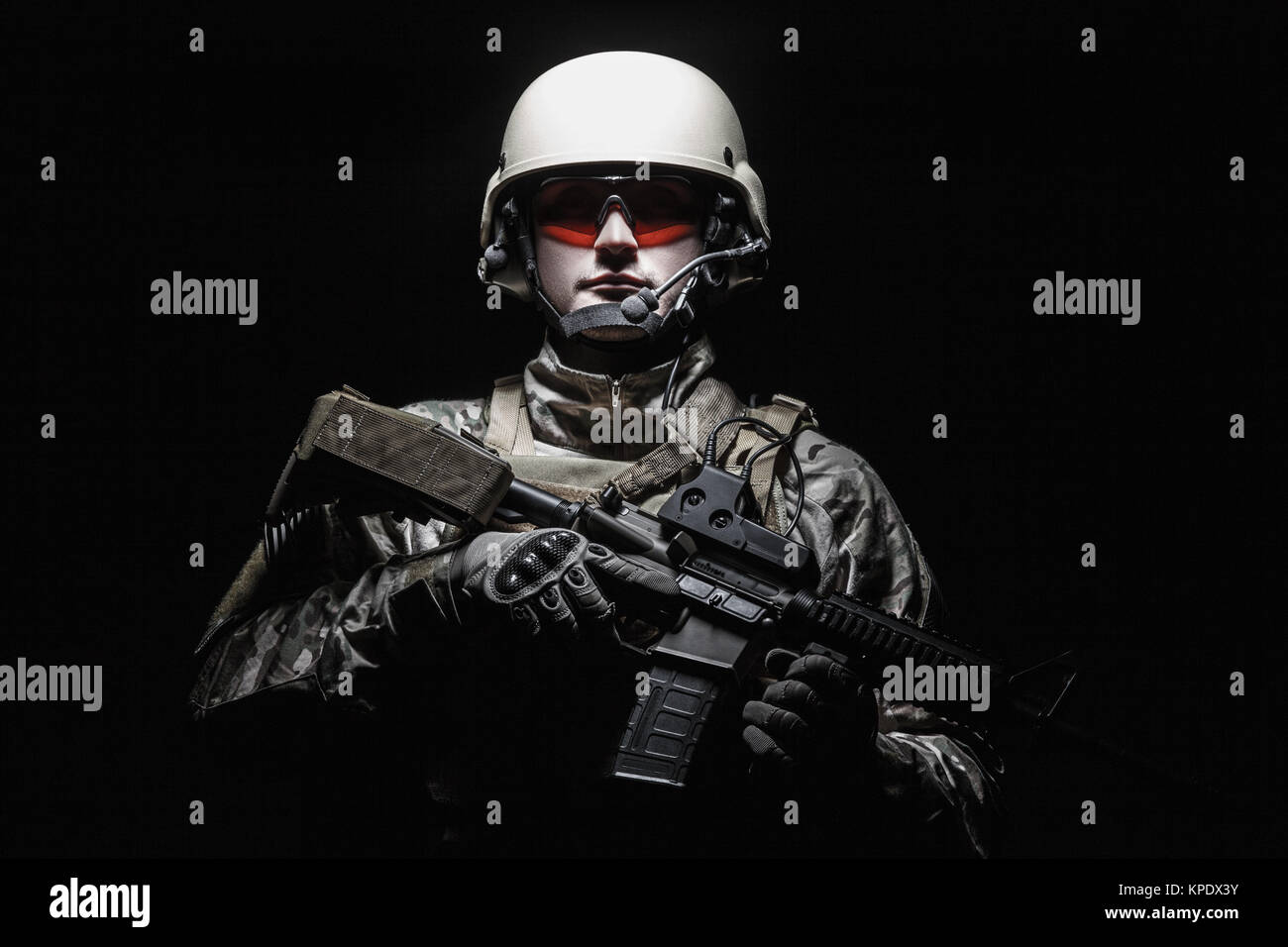 Soldat der US Army Special Forces Group Stockfoto