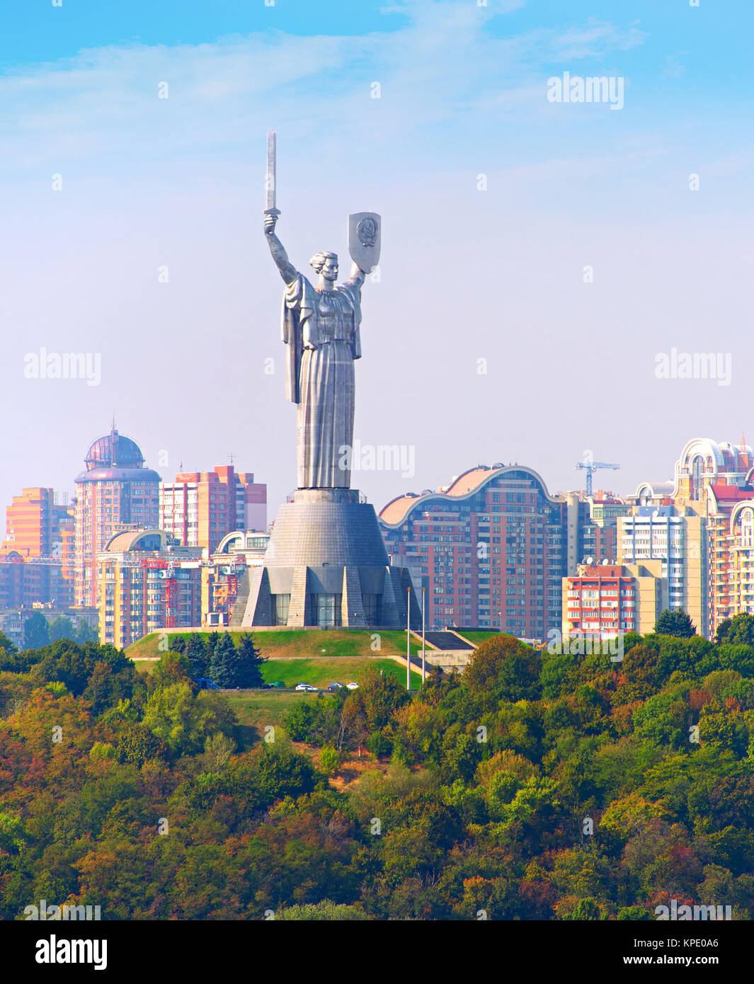 Mutter Heimat Statue. Kiew, Ukraine Stockfoto