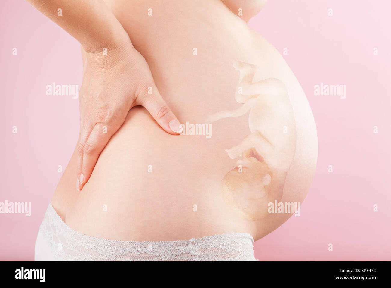 Dicker schwanger bauch oder warum sehe