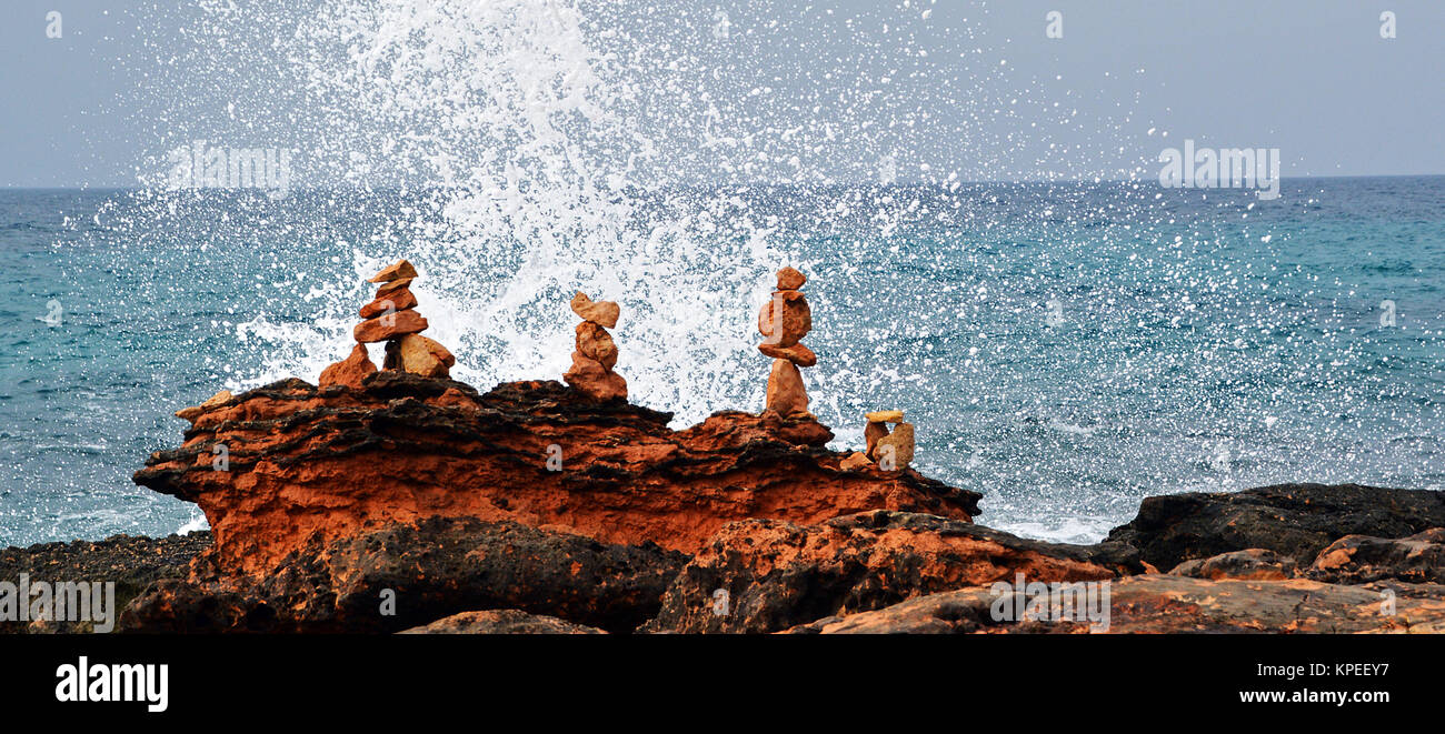 Steinkunst Stockfoto