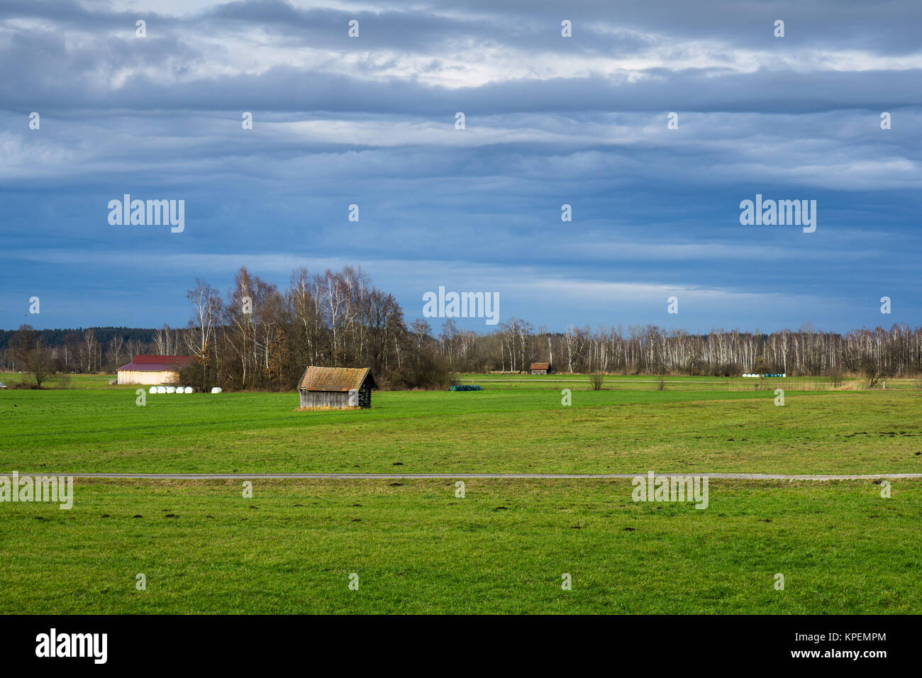 Voralpenland umg. benedikbeuern Stockfoto