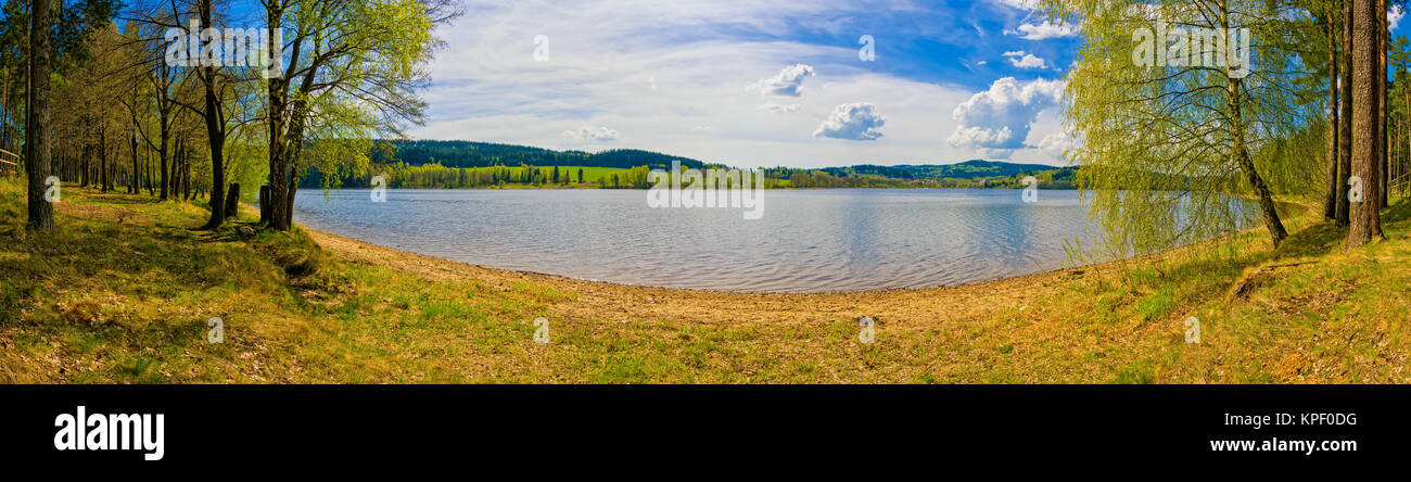 Lipno Stausee Stockfoto