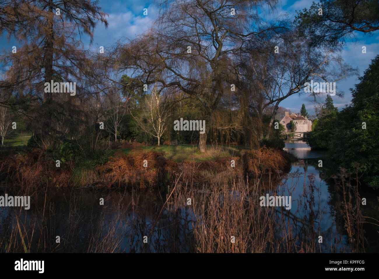 Scotney Castle, Kent, Großbritannien Stockfoto