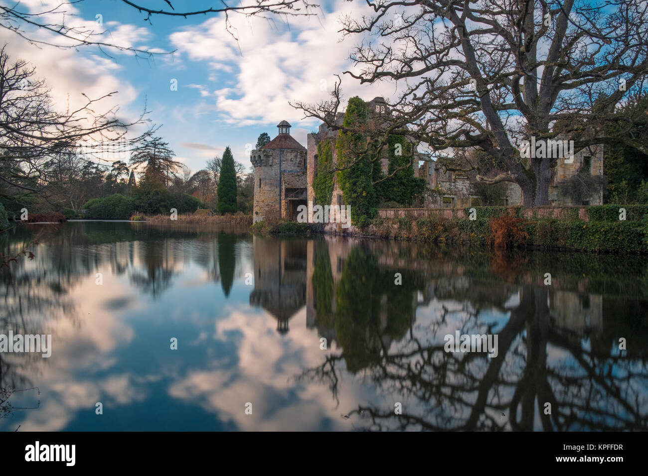 Scotney Castle, Kent, Großbritannien Stockfoto