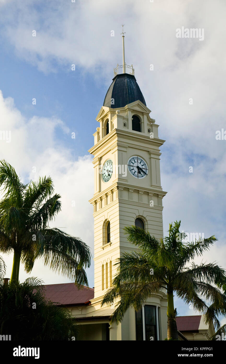 Australien, Queensland Fraser Coast, Bundaberg. Post Turm bei Sonnenuntergang. Stockfoto