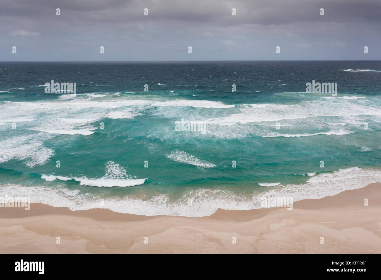 Südwesten Australiens, Walpole-Nornalup, auffällige Strand, Erhöhte Ansicht Stockfoto