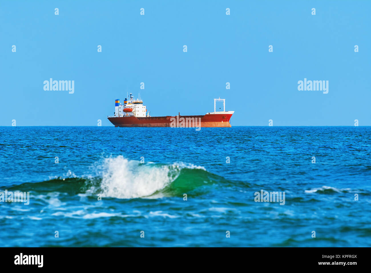 Dry Cargo Schiff Stockfoto