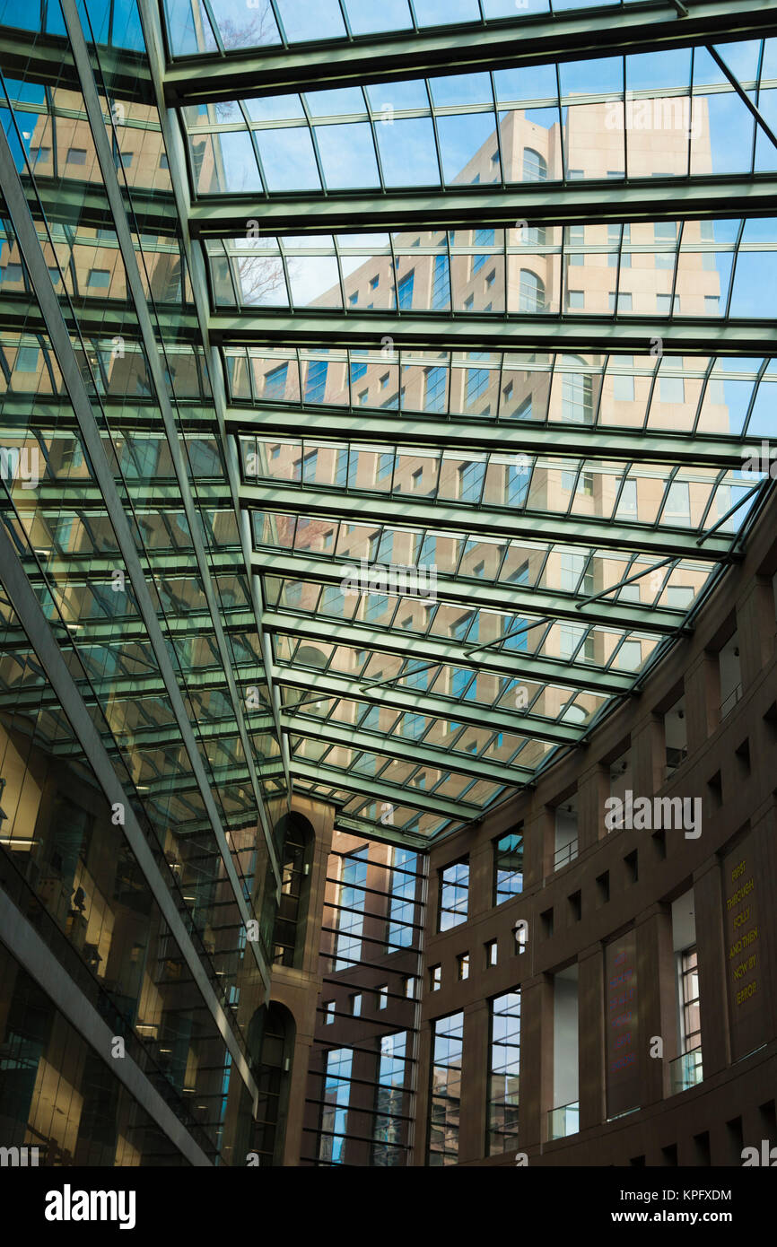 Kanada, British Columbia, Vancouver, Vancouver Public Library, Moshe Safdie, Architekt Stockfoto