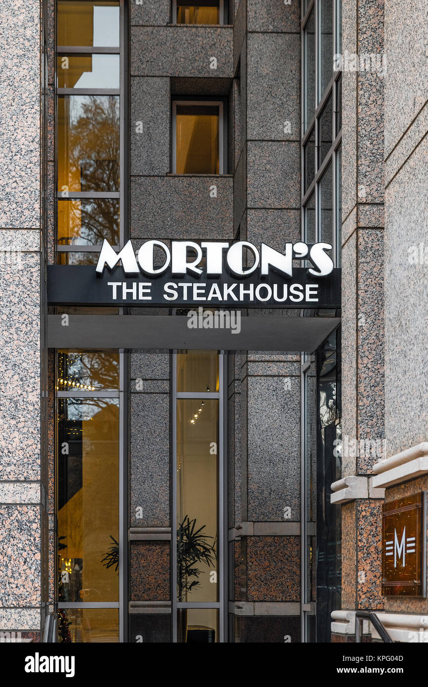 Morton's SteakHouse, Charlotte, North Carolina, USA. Stockfoto