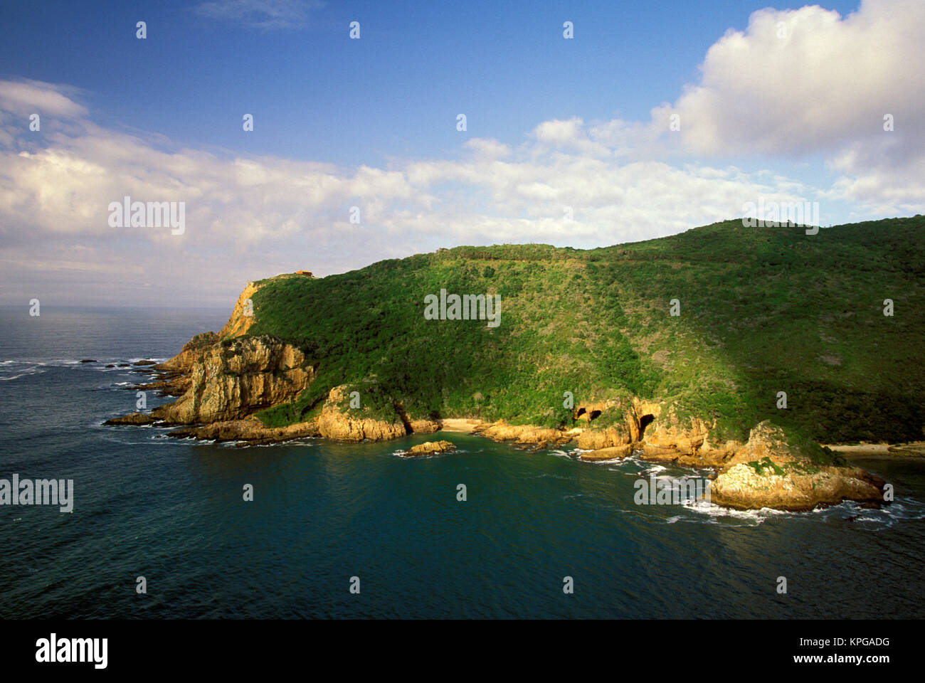 Afrika, Südafrika, Garden Route, Knysna. Von Osten nach Westen Kopf Kopf gesehen Stockfoto