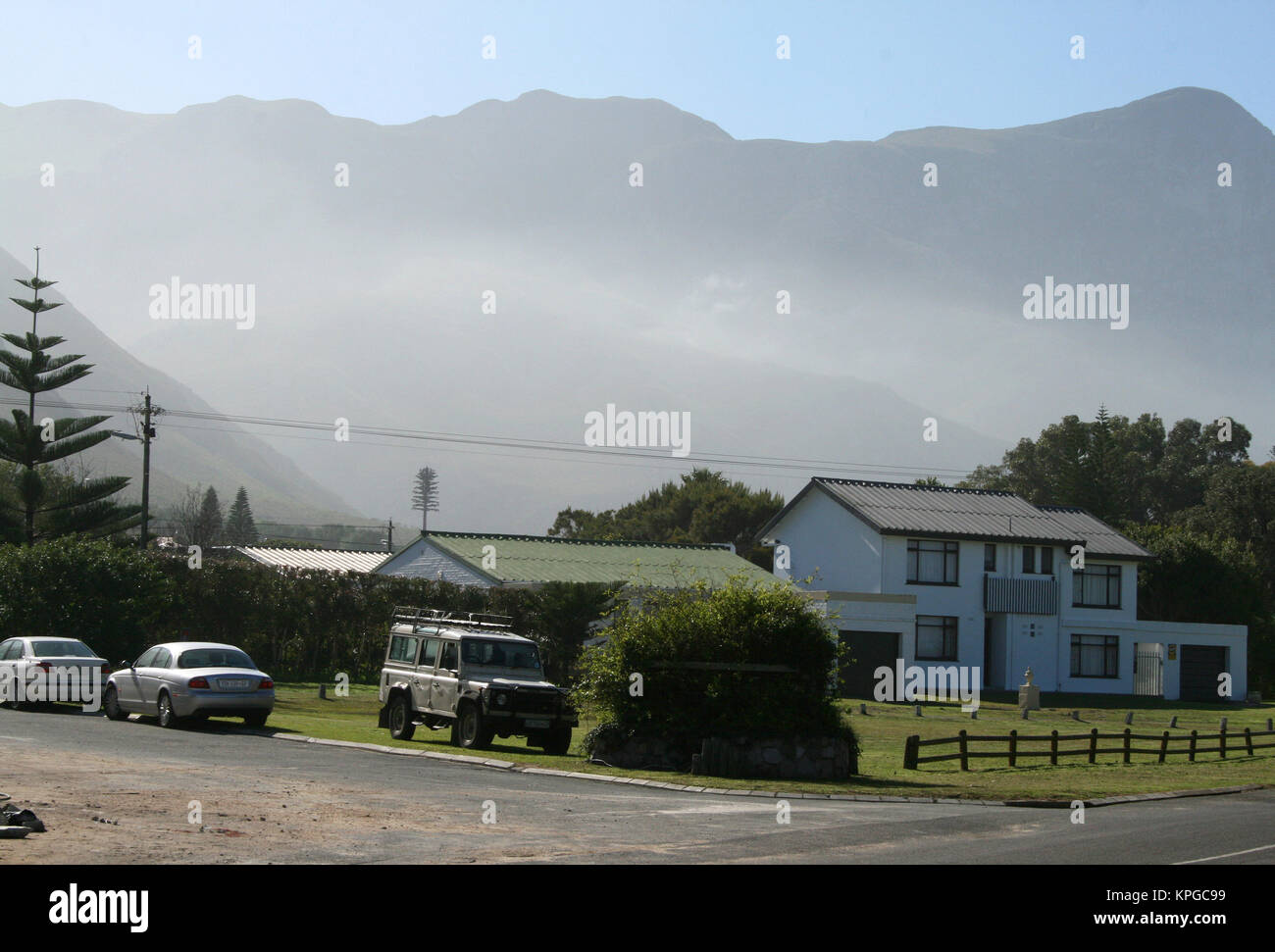 Ferienunterkünfte, Hermanus, Südafrika Stockfoto