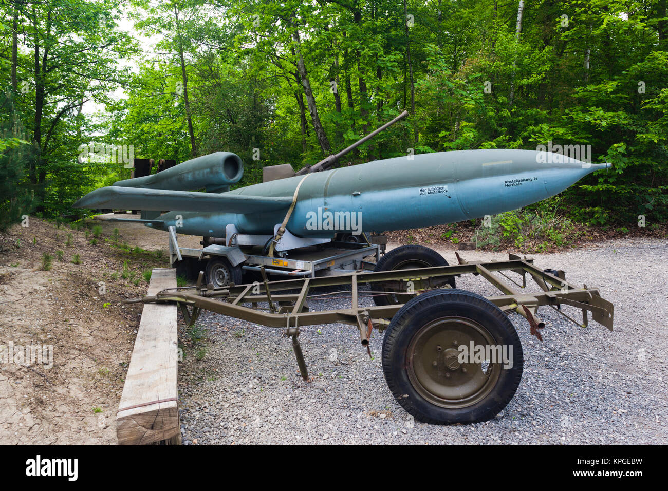 Frankreich, Pas-De-Calais, Eperlecques, Le Blockhaus de Eperlecques, WWII deutsche V2-Rakete Bunker, V1 fliegende Bombe. Stockfoto