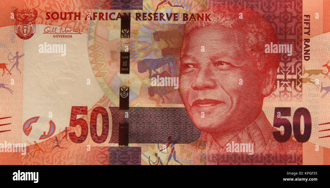 R50 Hinweis, Südafrika. Stockfoto