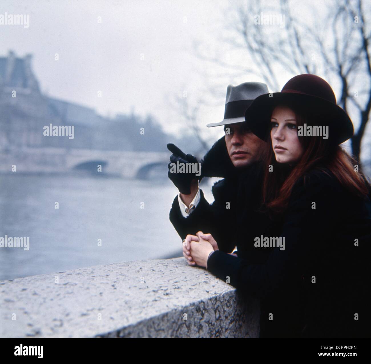 Il Conformista Der Konformist Jahr: 1970 Italien Regie: Bernardo Bertolucci Jean-Louis Trintignant, Stefania Sandrelli Stockfoto