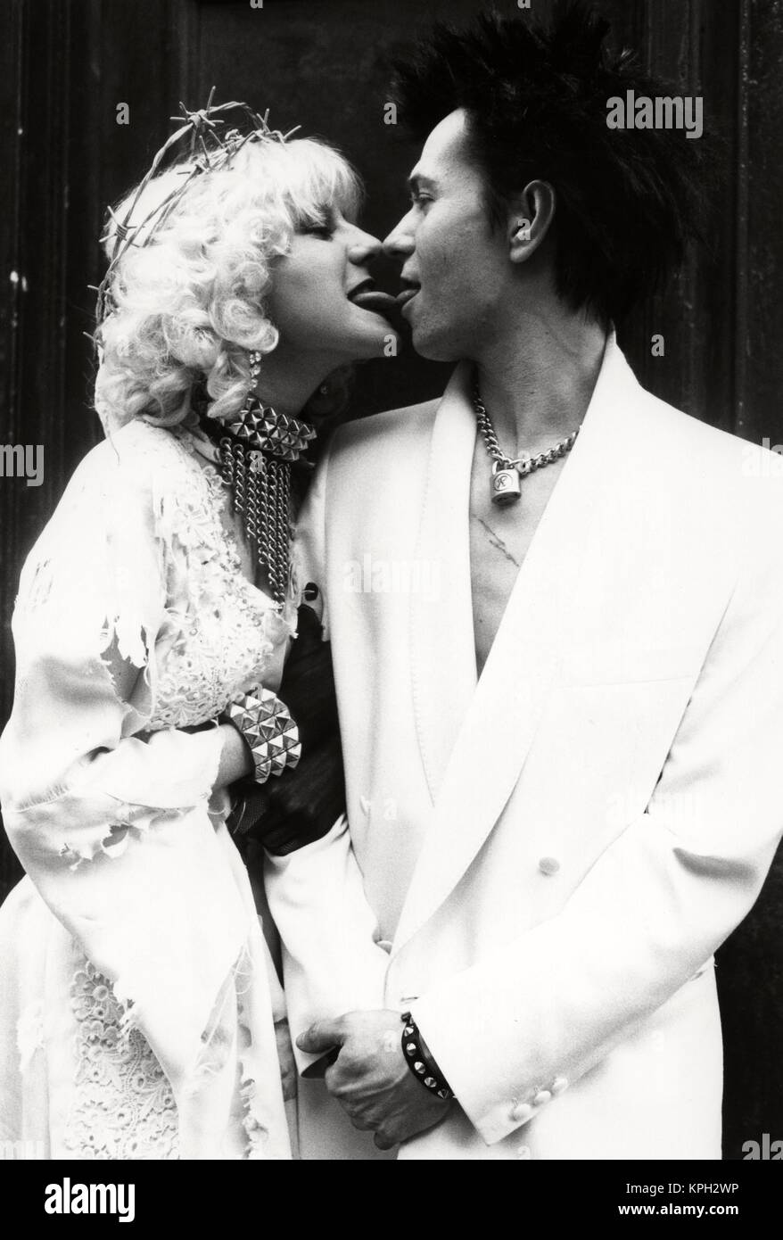 SID & Nancy Jahr : 1986 USA Regie : Alex Cox Gary Oldman, Chloe Webb Stockfoto