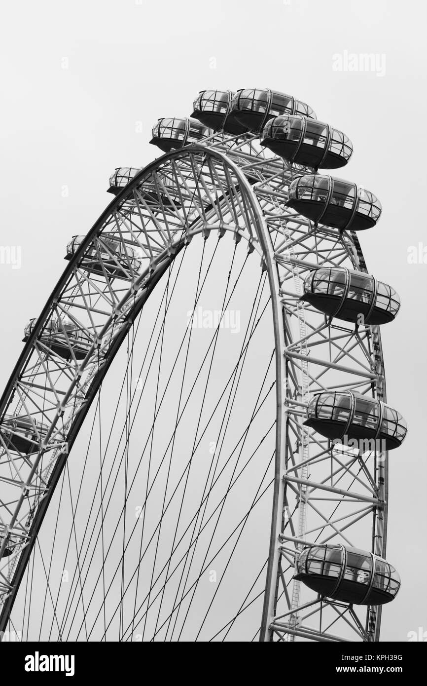 Europa, England, London: South Bank, London Eye/Dawn Stockfoto