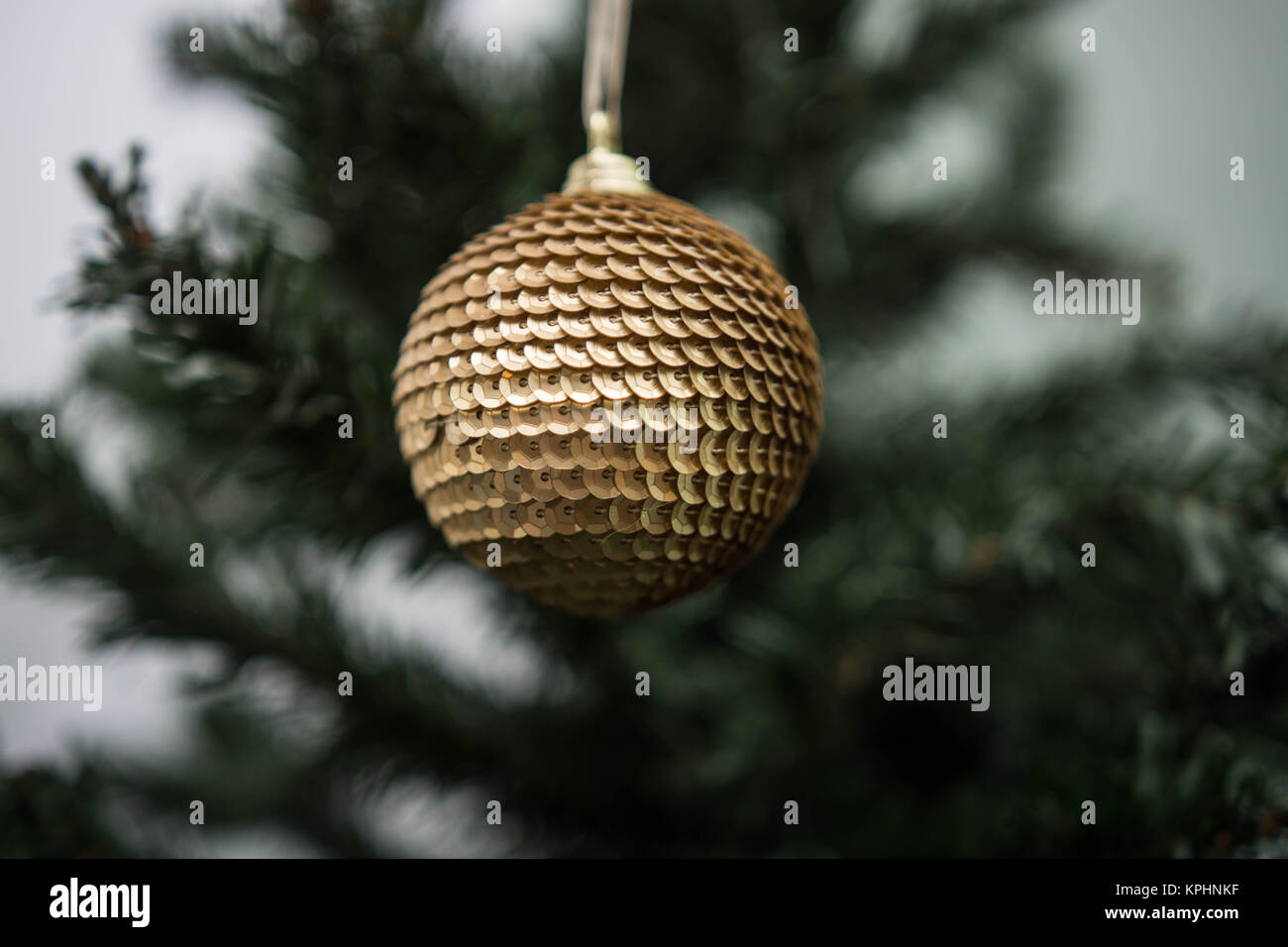 Dekoration Weihnachtsbaum Stockfoto