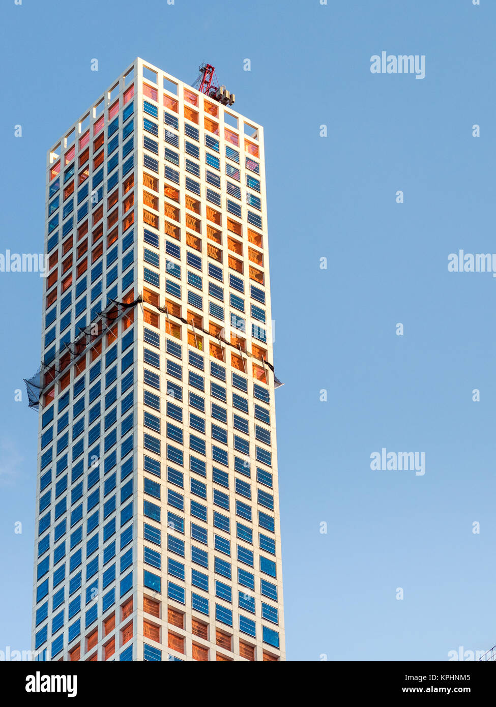 NEW YORK, USA - Januar 5, 2015: Bau der 432 Park Avenue in Midtown Manhattan. Stockfoto