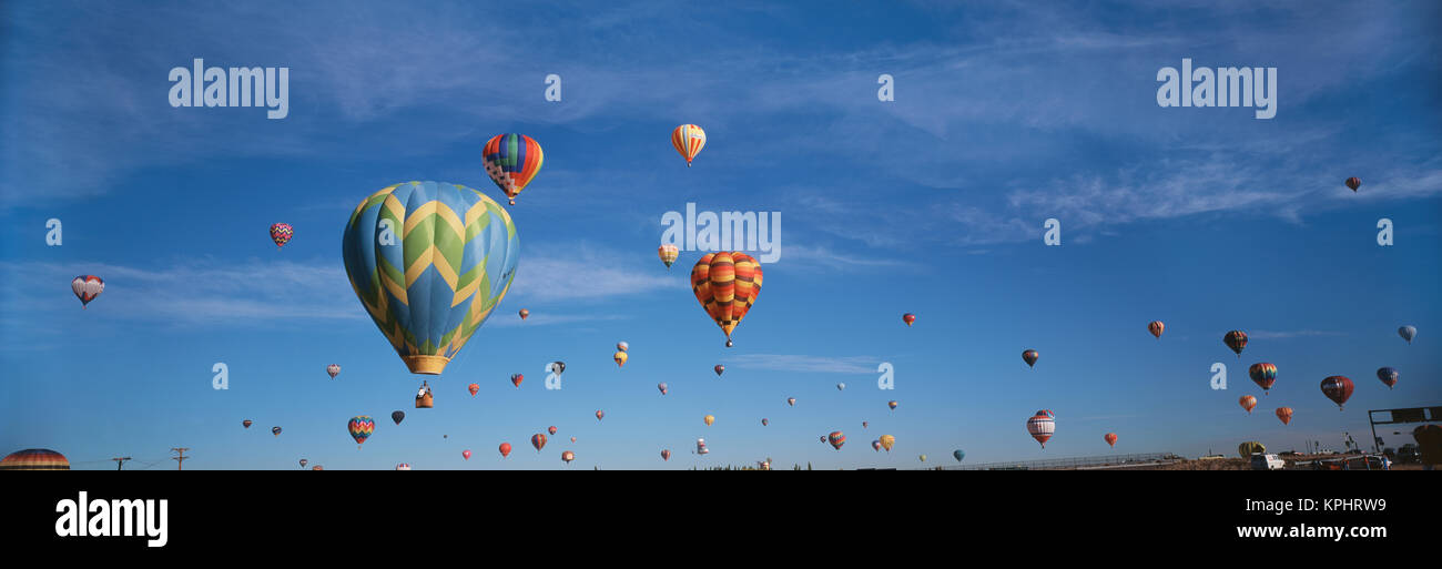 USA, New Mexico, Albuquerque, Hot Air Balloon Fiesta (Large Format Größen verfügbar). Stockfoto