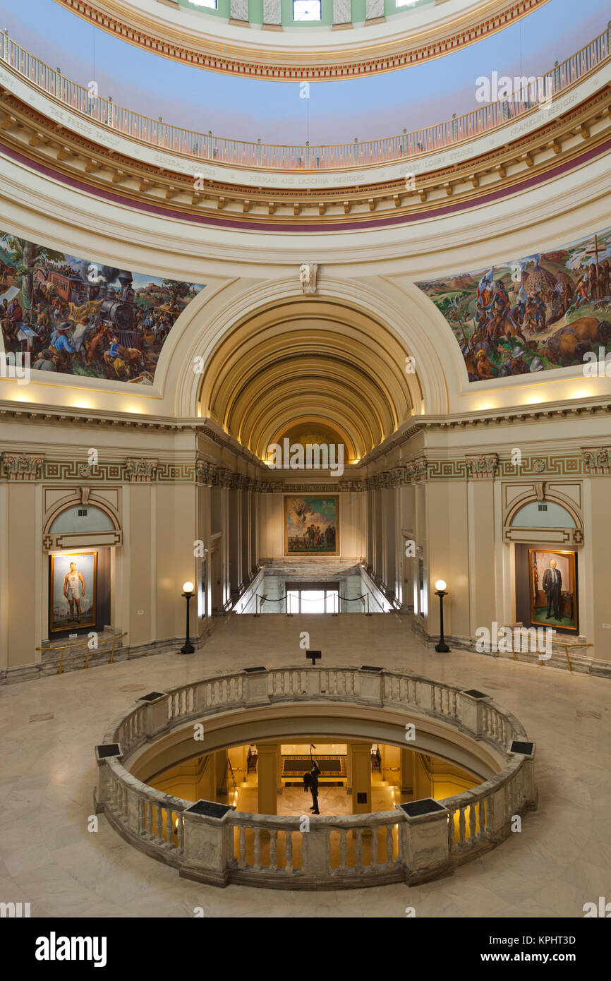 USA, Oklahoma, Oklahoma City, Oklahoma State Capitol Building interior Stockfoto