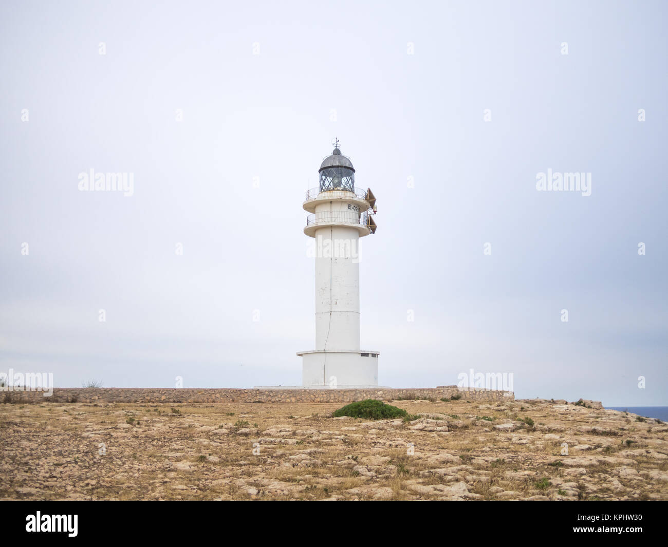 Die barbaria Leuchtturm der Insel Formentera Stockfoto
