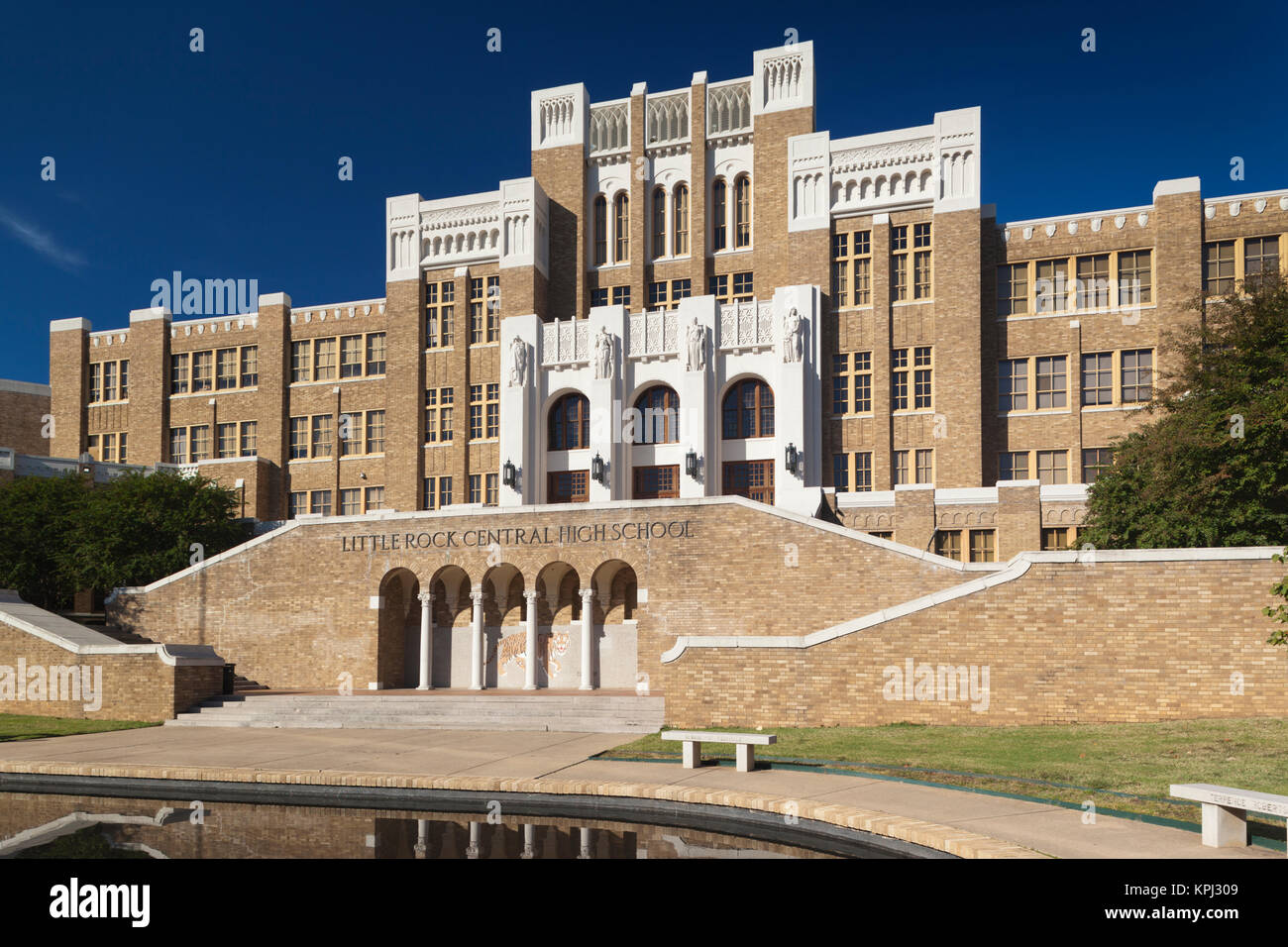 Little Rock Central High School National Historic Site, Website von 1954 Schule Desegregation Schlachten, Little Rock, Arkansas, USA Stockfoto