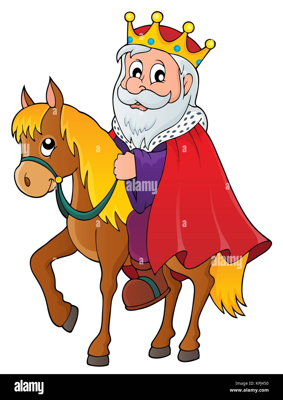 King on horse Fotos und Bildmaterial in hoher Auflösung Alamy