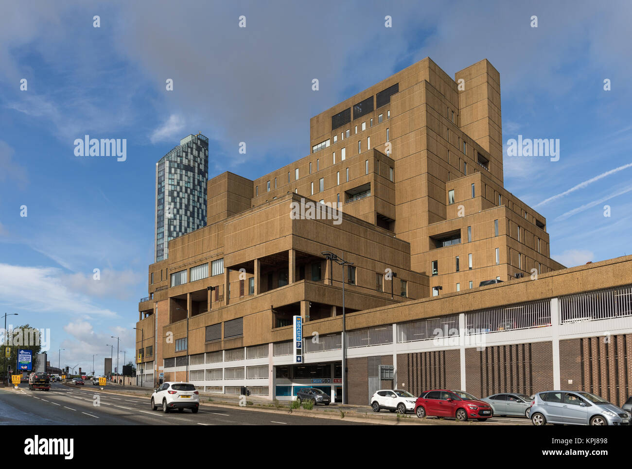 Die Hauptstadt (auch als neue Halle Platz und Royal & Sun Alliance Gebäude) Bürokomplex im Geschäftsviertel von Liverpool, Merseyside, UK Stockfoto