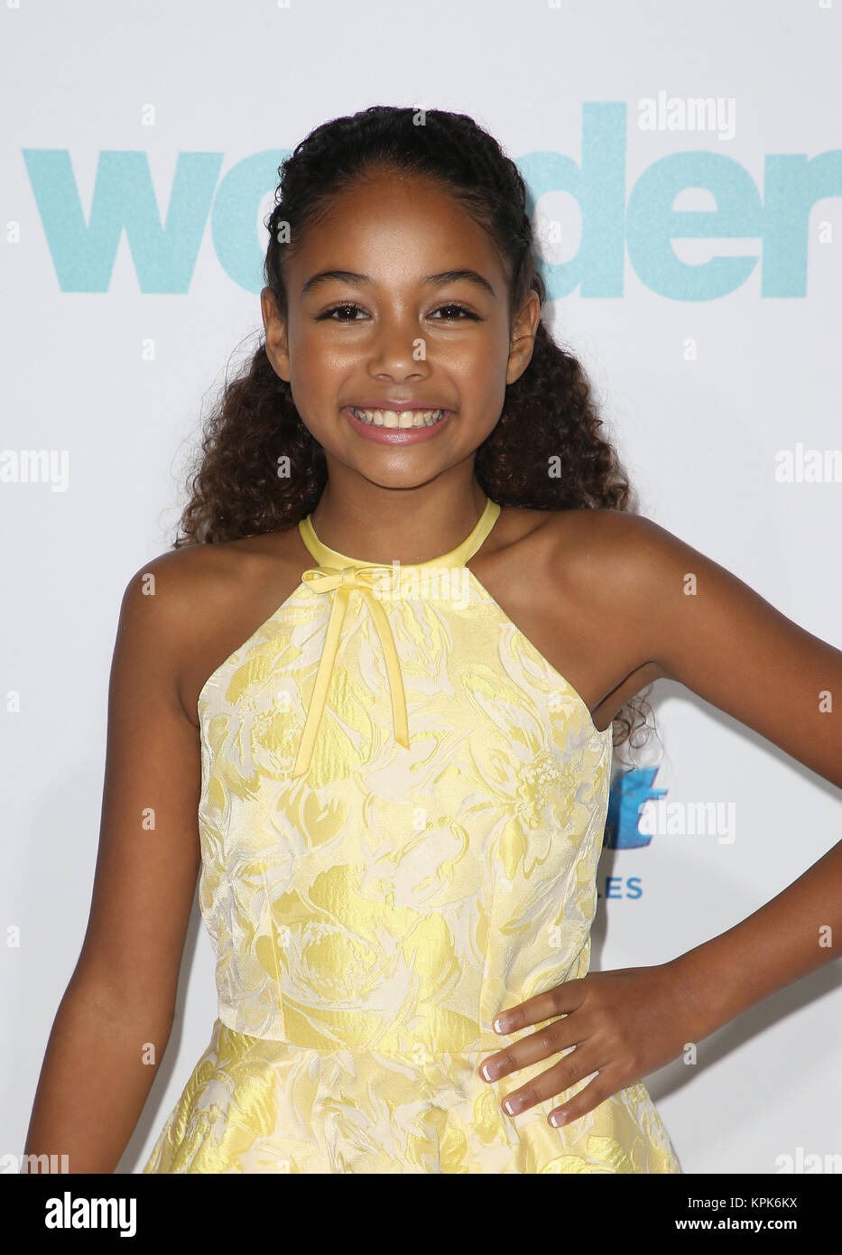 'Film Wunder' Premiere im Regency Dorf Theater - Ankunft mit: Millie Davis Wo: Westwood, Kalifornien, Vereinigte Staaten, wenn: 15 Nov 2017 Credit: FayesVision/WENN.com Stockfoto