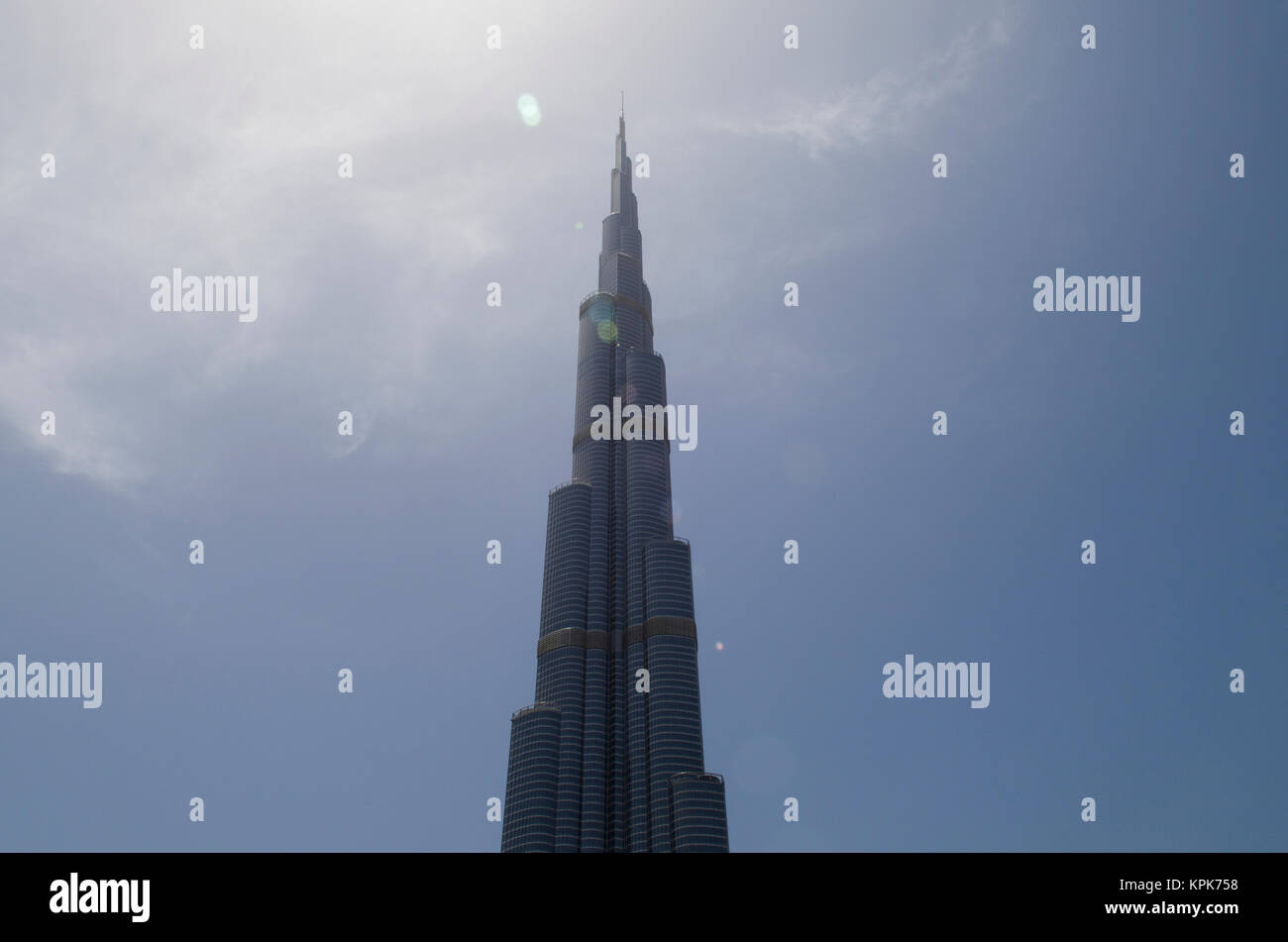 Burj Khalifa Dubai Vereinigte Arabische Emirate Stockfoto