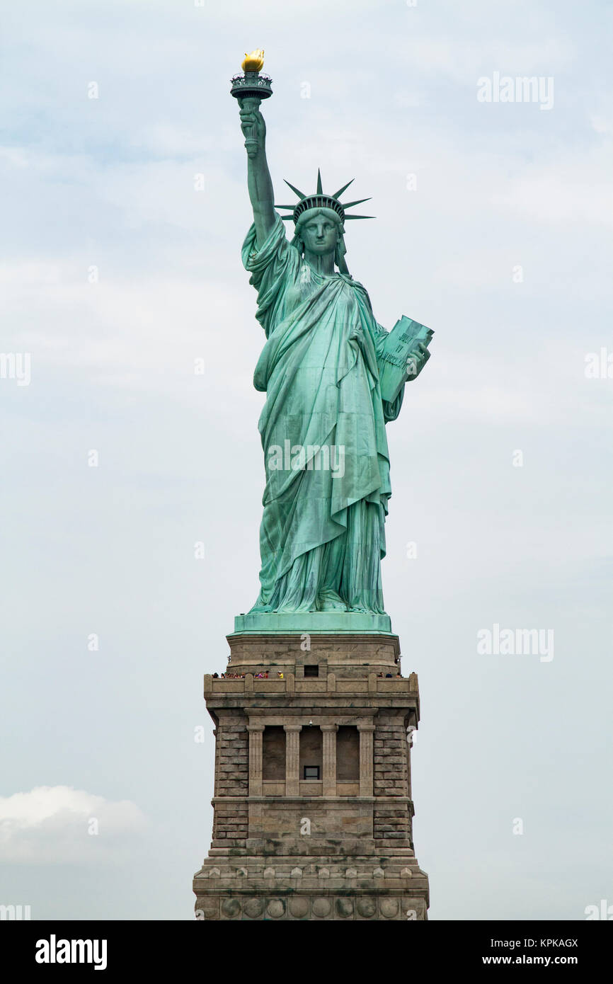 Freiheitsstatue in New York City, New York. Stockfoto