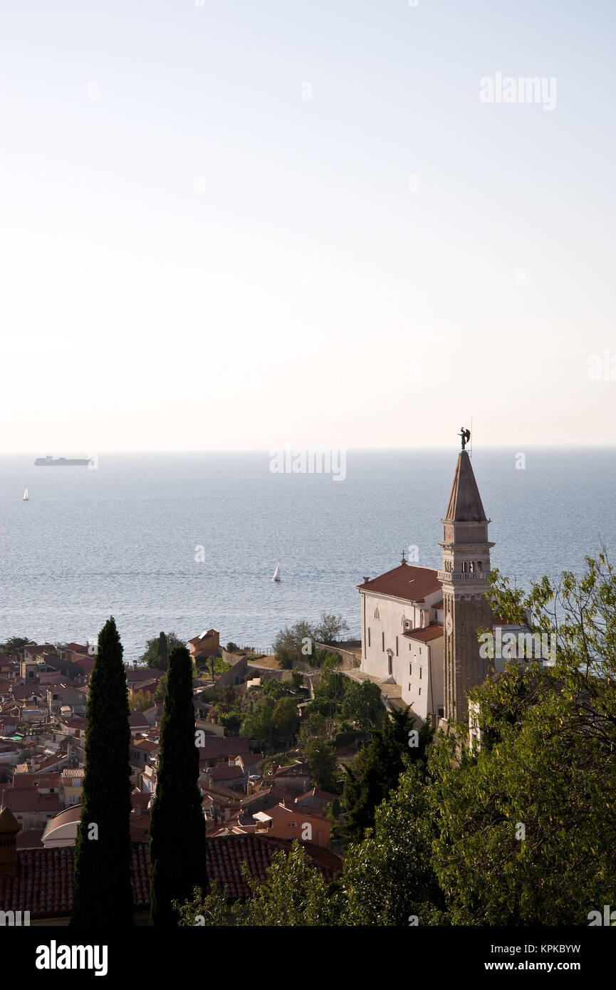 Stadt Piran, Slowenien Stockfoto