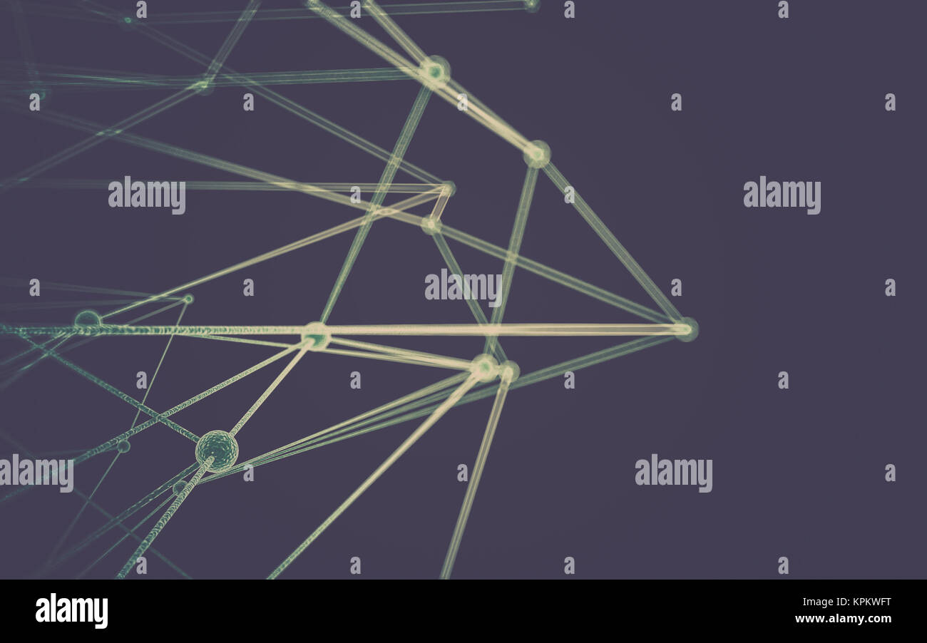 Wissenschaft Molekül DNA-MODEL-Struktur Stockfoto