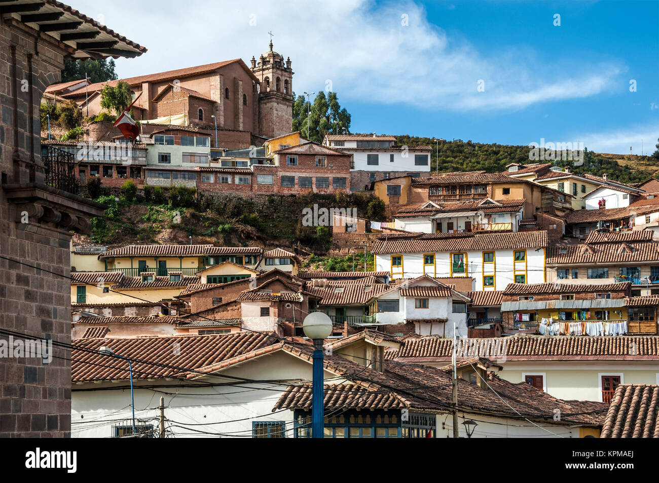 Stadt von Cuzco in Peru, Südamerika Stockfoto